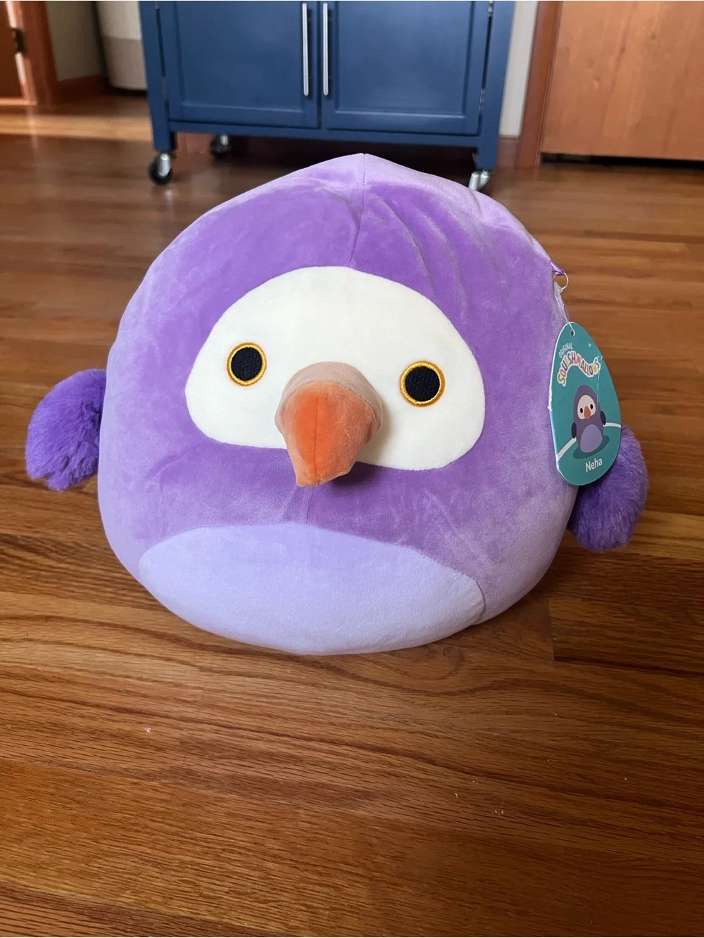 Squishmallows Purple Plush Bird Neha- Soft Comfort Toy